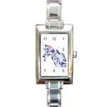 Great Dane Rectangular Italian Charm Watch