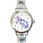 Great Dane Round Italian Charm Watch