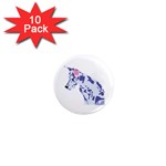 Great Dane 1  Mini Magnet (10 pack) 