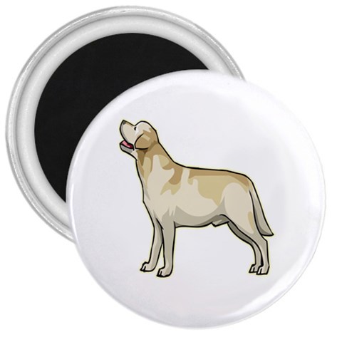 Labrador Retriever 3  Magnet from ArtsNow.com Front