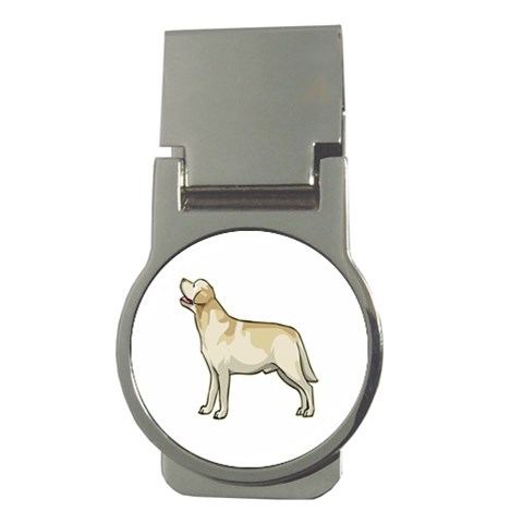 Labrador Retriever Money Clip (Round) from ArtsNow.com Front