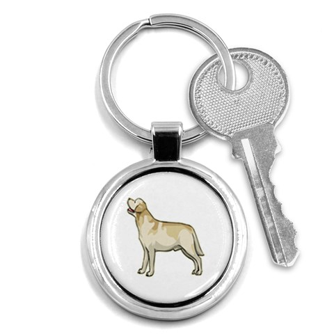 Labrador Retriever Key Chain (Round) from ArtsNow.com Front