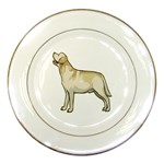 Labrador Retriever Porcelain Plate