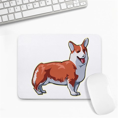 Pembroke Welsh Corgi Small Mousepad from ArtsNow.com Front