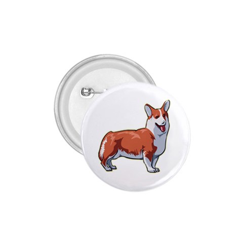 Pembroke Welsh Corgi 1.75  Button from ArtsNow.com Front