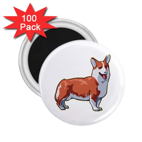 Pembroke Welsh Corgi 2.25  Magnet (100 pack)  from ArtsNow.com Front