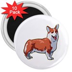 Pembroke Welsh Corgi 3  Magnet (10 pack)