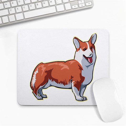 Pembroke Welsh Corgi Large Mousepad from ArtsNow.com Front
