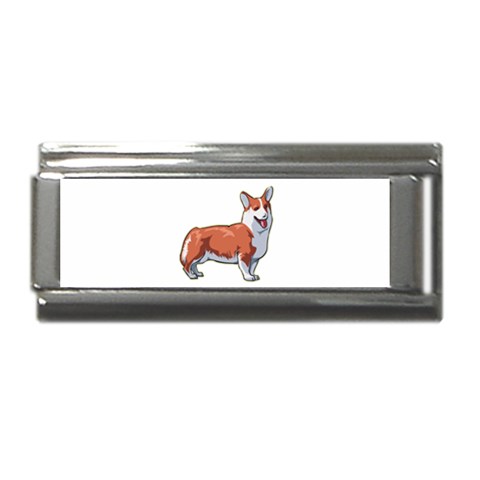Pembroke Welsh Corgi Superlink Italian Charm (9mm) from ArtsNow.com Front
