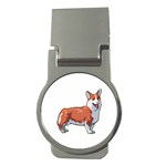 Pembroke Welsh Corgi Money Clip (Round)