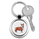 Pembroke Welsh Corgi Key Chain (Round)