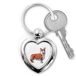 Pembroke Welsh Corgi Key Chain (Heart)