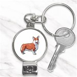 Pembroke Welsh Corgi Nail Clippers Key Chain