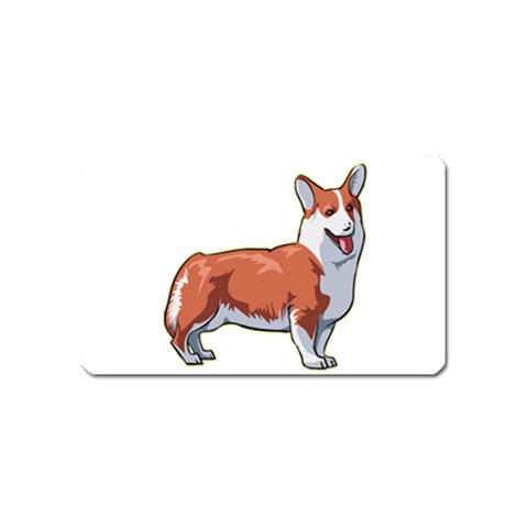 Pembroke Welsh Corgi Magnet (Name Card) from ArtsNow.com Front
