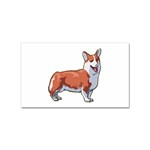 Pembroke Welsh Corgi Sticker Rectangular (100 pack)