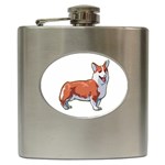 Pembroke Welsh Corgi Hip Flask (6 oz)