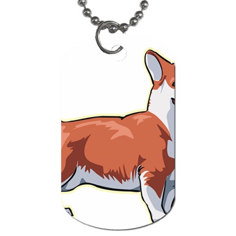 Pembroke Welsh Corgi Dog Tag (Two Sides) from ArtsNow.com Back