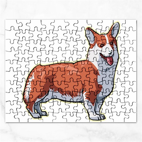 Pembroke Welsh Corgi Jigsaw Puzzle (Rectangular) from ArtsNow.com Front