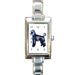 Poodle Rectangular Italian Charm Watch