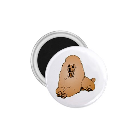 Poodle 1.75  Magnet from ArtsNow.com Front