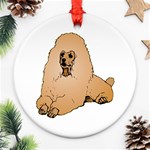 Poodle Ornament (Round)