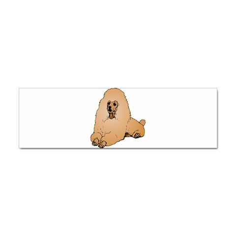 Poodle Sticker Bumper (100 pack) from ArtsNow.com Front