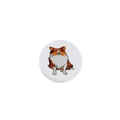Shetland Sheepdog 1  Mini Button from ArtsNow.com Front