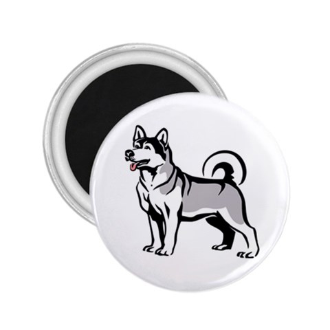 Siberian Husky 2.25  Magnet from ArtsNow.com Front