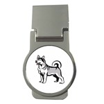 Siberian Husky Money Clip (Round)
