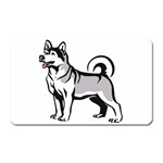 Siberian Husky Magnet (Rectangular)
