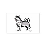 Siberian Husky Sticker Rectangular (10 pack)