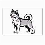 Siberian Husky Postcard 4  x 6 