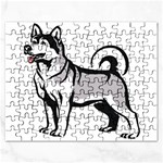 Siberian Husky Jigsaw Puzzle (Rectangular)