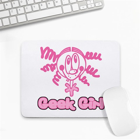 Geek Girl Small Mousepad from ArtsNow.com Front