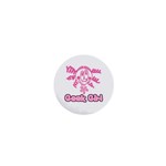 Geek Girl 1  Mini Button