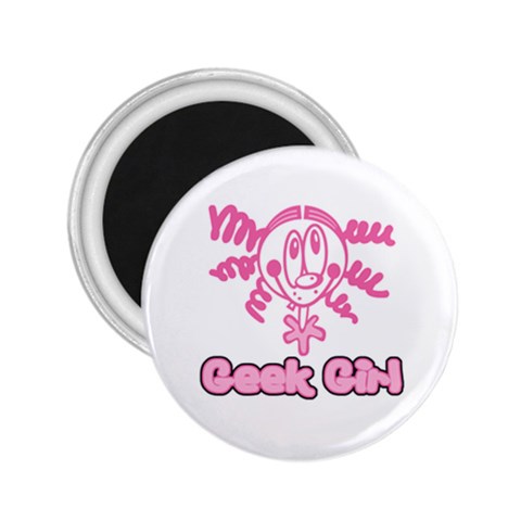 Geek Girl 2.25  Magnet from ArtsNow.com Front