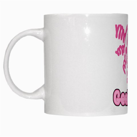 Geek Girl White Mug from ArtsNow.com Left