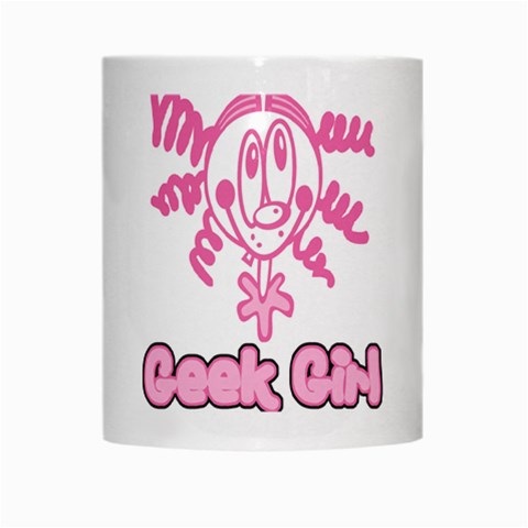 Geek Girl White Mug from ArtsNow.com Center