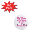 Geek Girl 1  Mini Magnet (100 pack) 