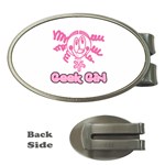 Geek Girl Money Clip (Oval)