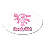 Geek Girl Magnet (Oval)