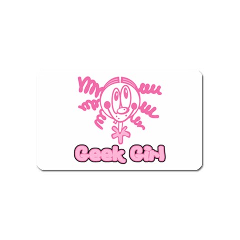Geek Girl Magnet (Name Card) from ArtsNow.com Front