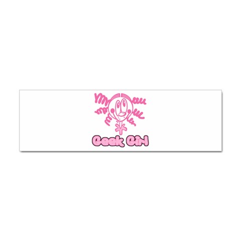 Geek Girl Sticker Bumper (10 pack) from ArtsNow.com Front