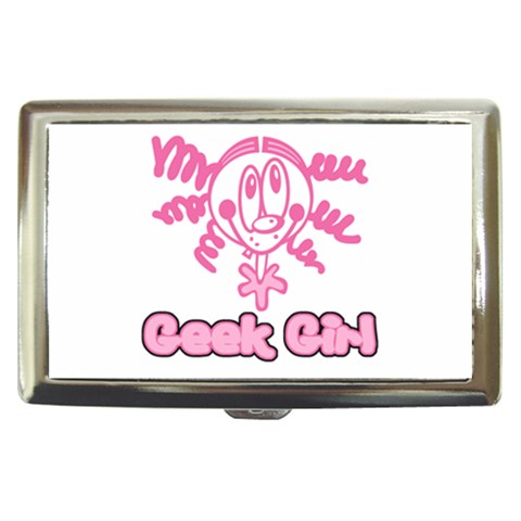 Geek Girl Cigarette Money Case from ArtsNow.com Front
