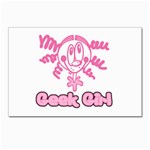Geek Girl Postcard 5  x 7 