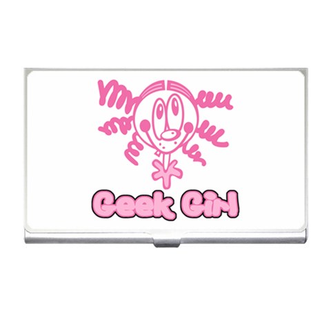 Geek Girl Business Card Holder from ArtsNow.com Front