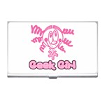 Geek Girl Business Card Holder