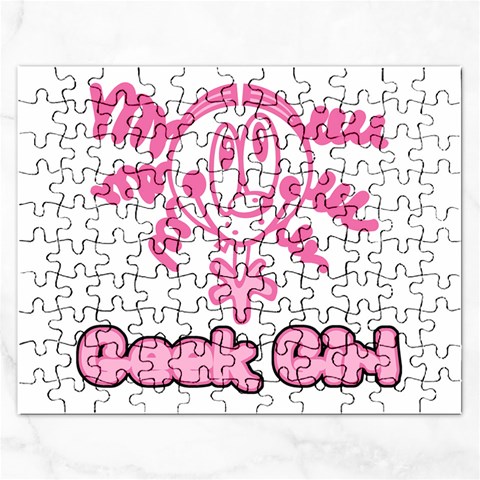 Geek Girl Jigsaw Puzzle (Rectangular) from ArtsNow.com Front