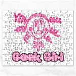 Geek Girl Jigsaw Puzzle (Rectangular)