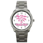 Geek Girl Sport Metal Watch